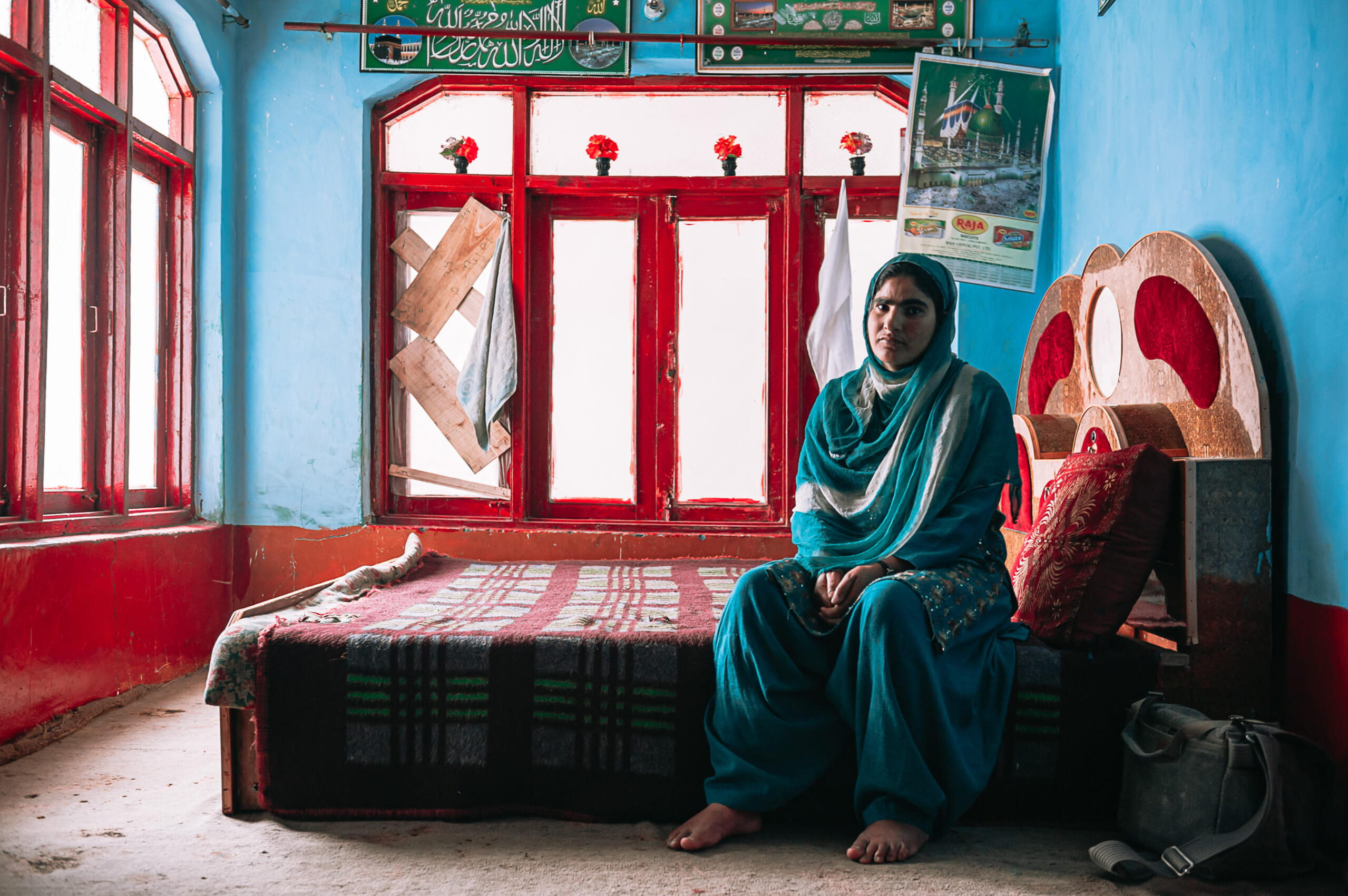 Shamima in her home