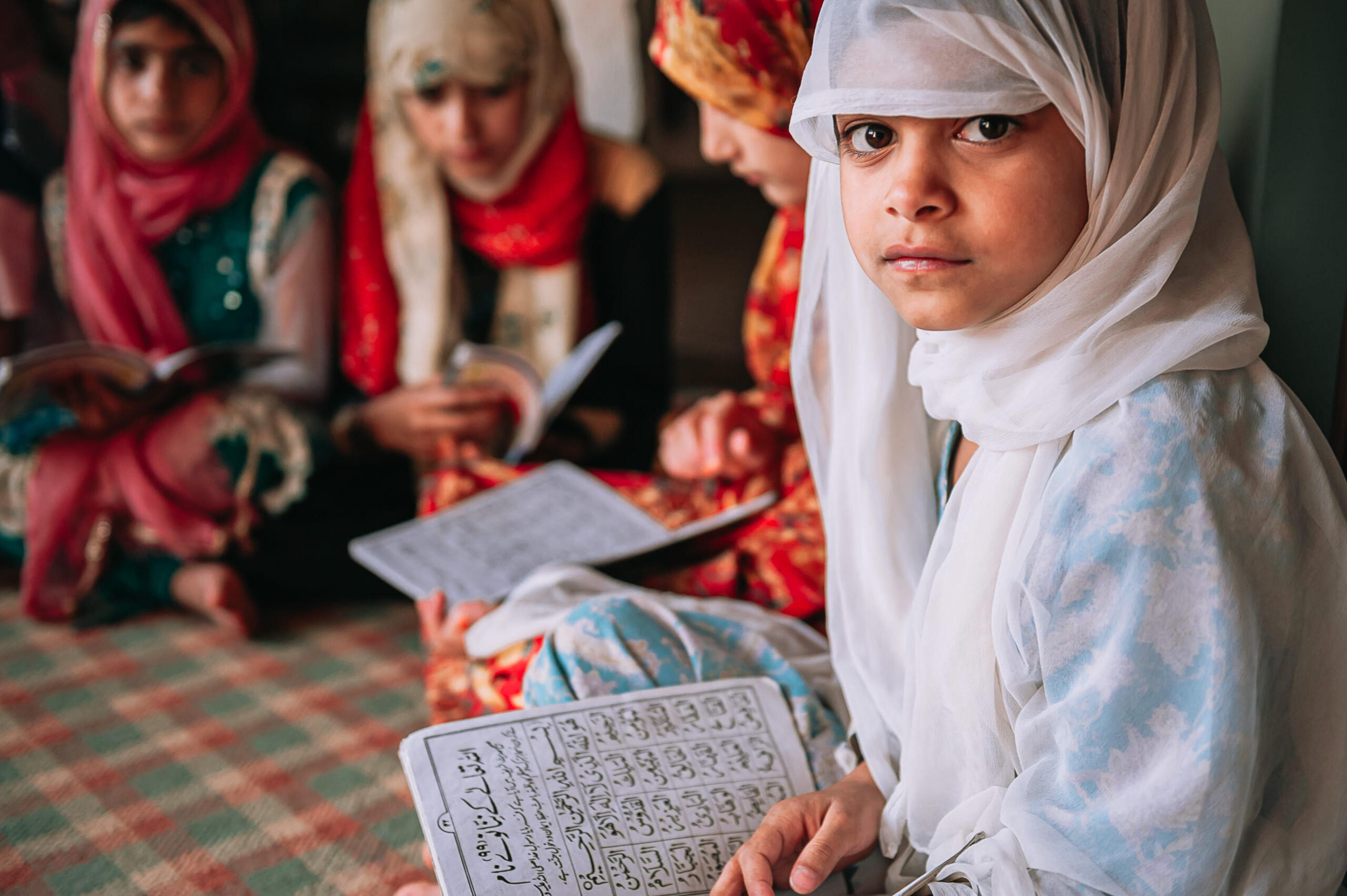 Literacy is one of the core objectives at Rahat Ghar