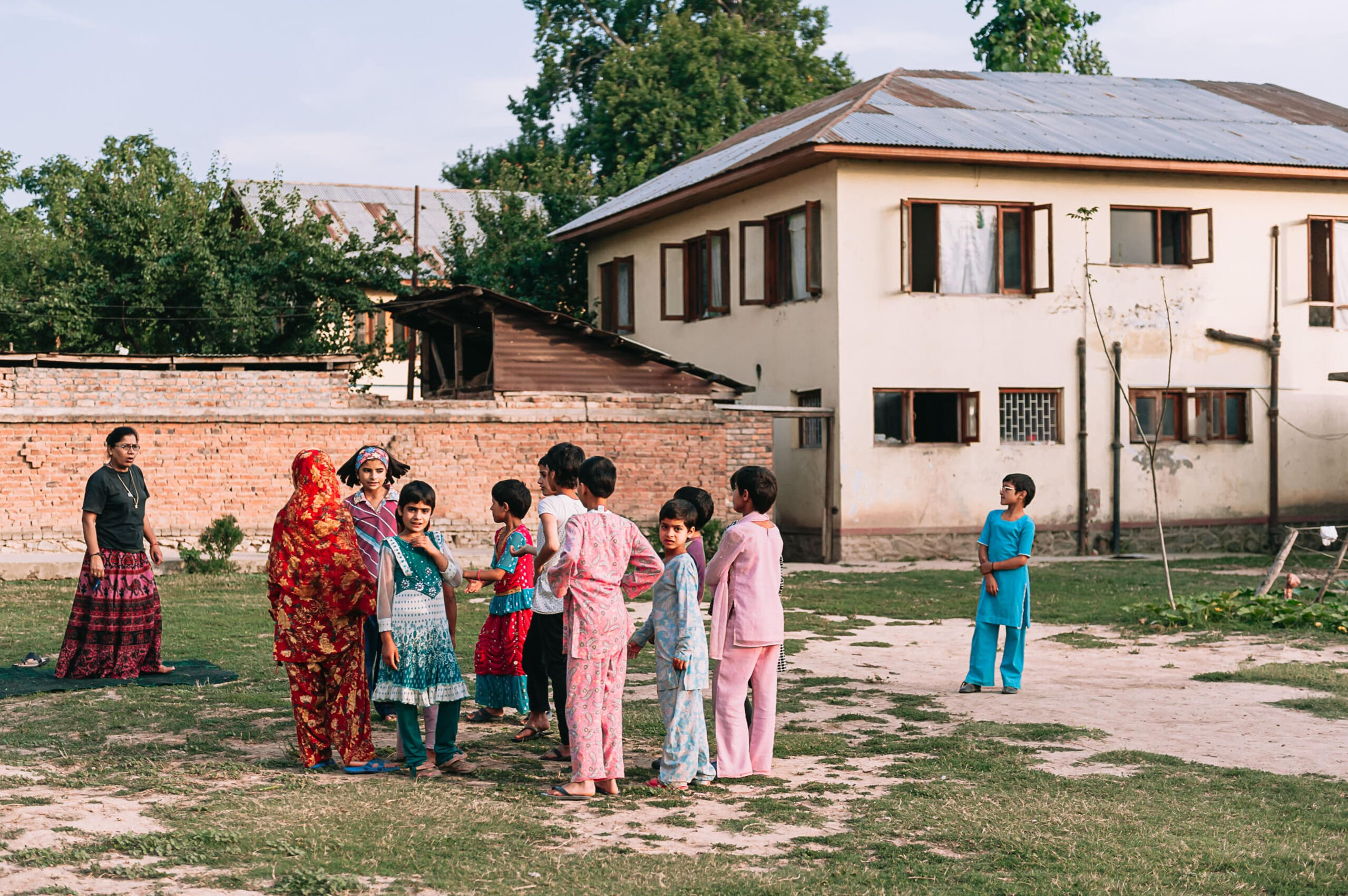 Some time is set aside daily for the children to take part in outdoor activities
